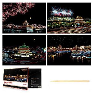 اسکرچ برد (نقاشی خراشیدنی) - ساختمان های آنتیک