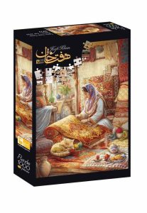 پازل 1000 قطعه دختر فرش باف - بازبازی